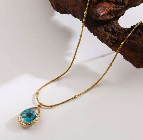 Flora Blue Ketting