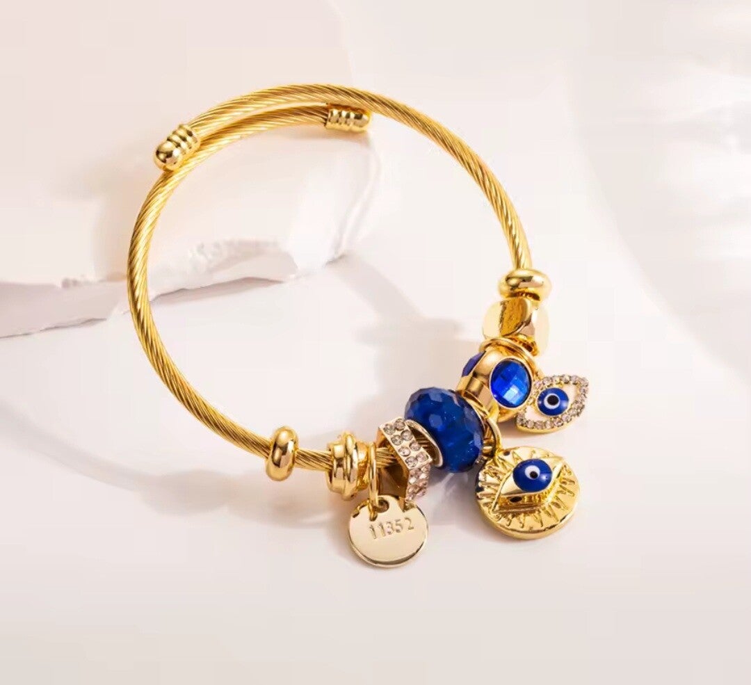 Royal Blue Bedelarmband