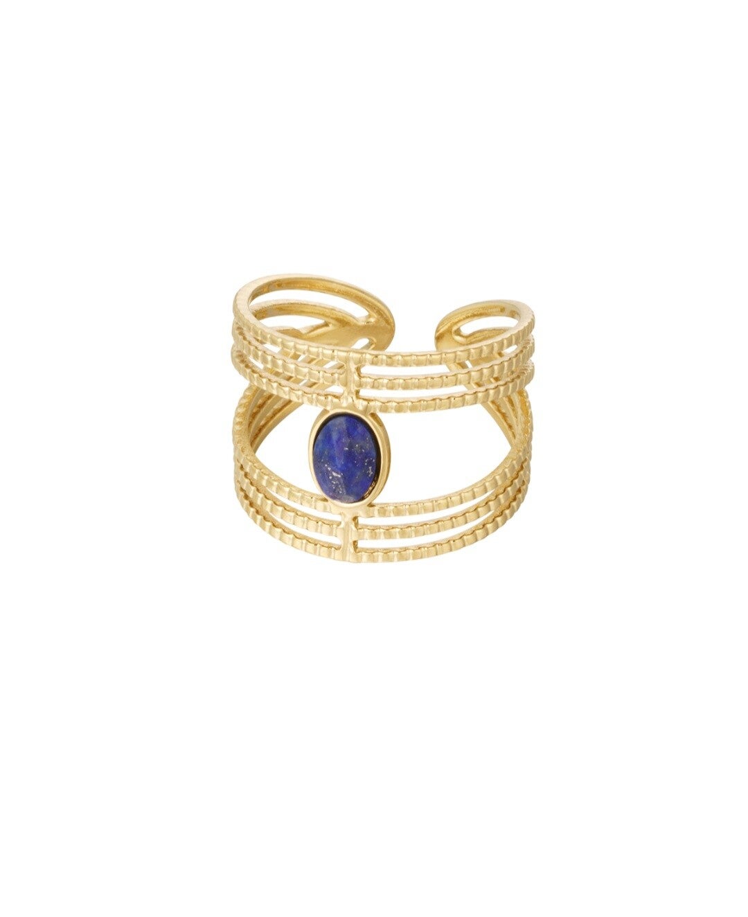 Elegant Blue Ring