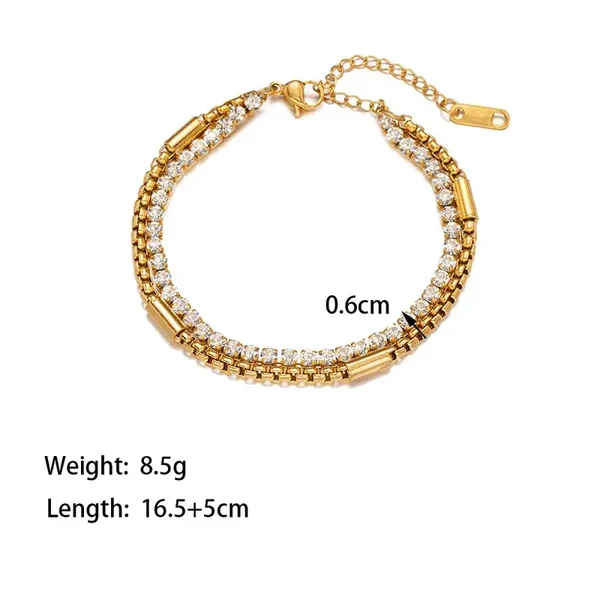 Stone Gold Armband