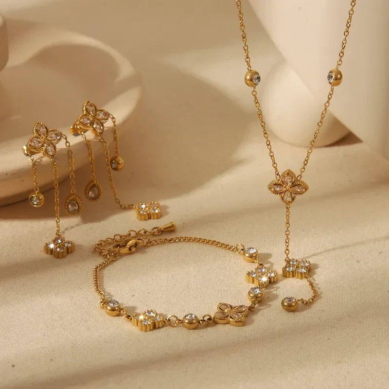 Diamond Flora Sieraden Set