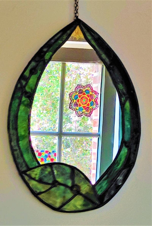 Spiegel in bladvaren