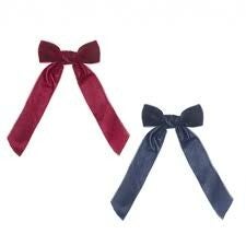 Mimi & Lula Arabella Velvet bow clips