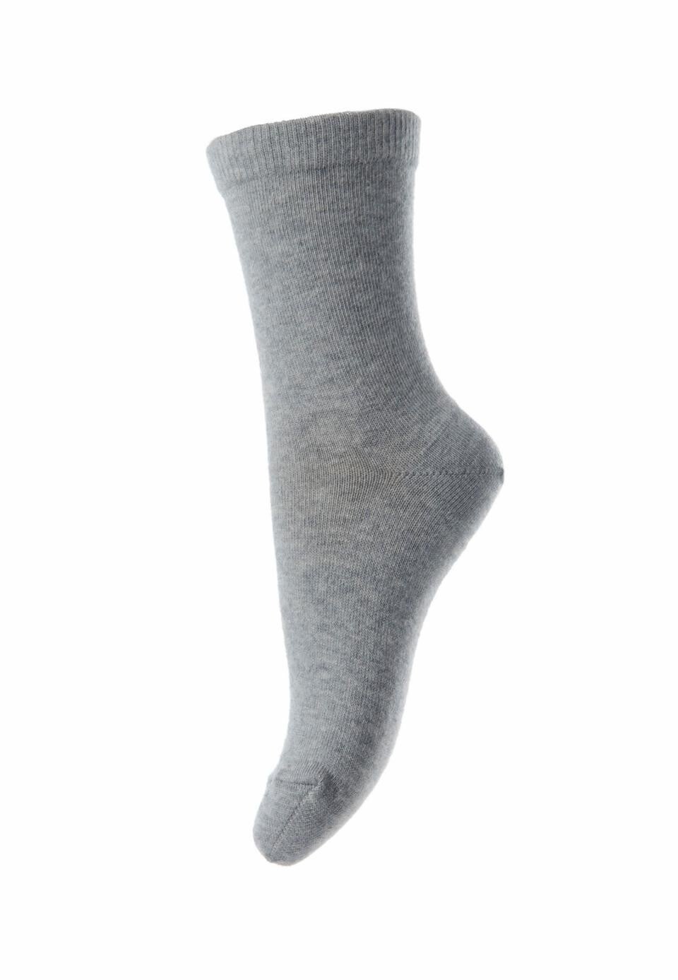 Katoenen sokken lichtgrijs