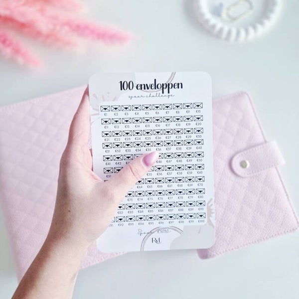 100 Enveloppen Challenge - A5 Beige