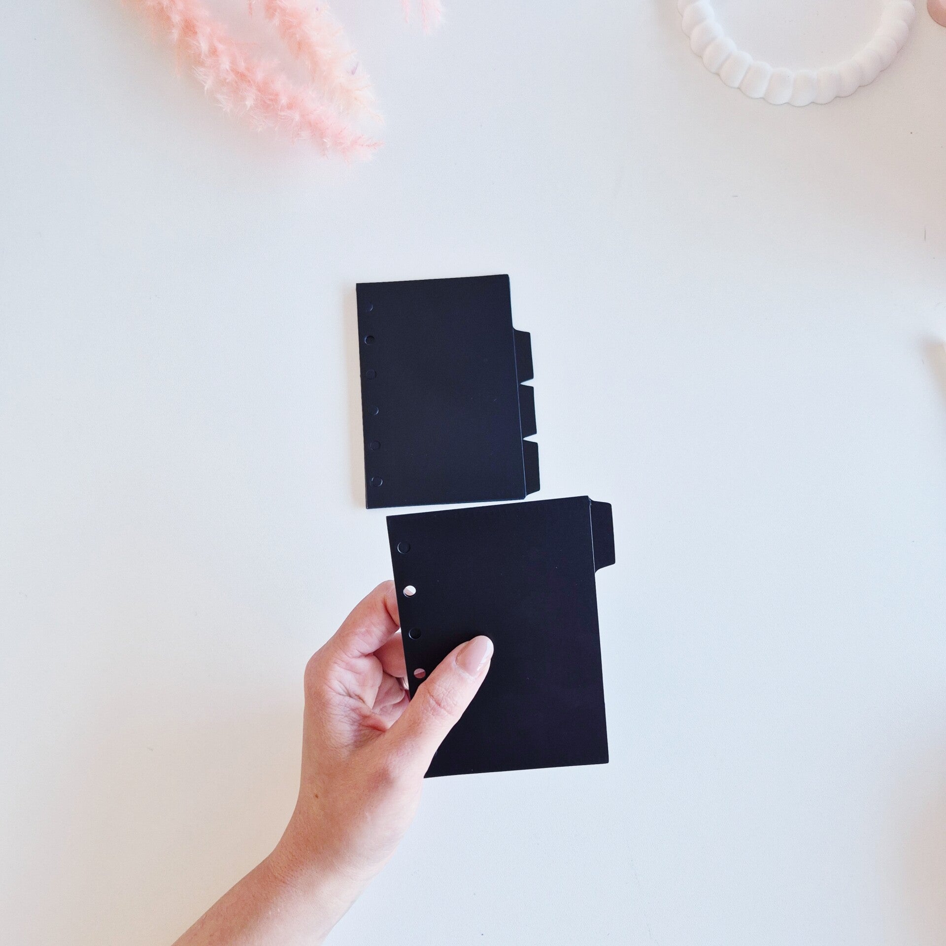 A7 Cash Enveloppen met Tabs – Set van 4 - Zwart