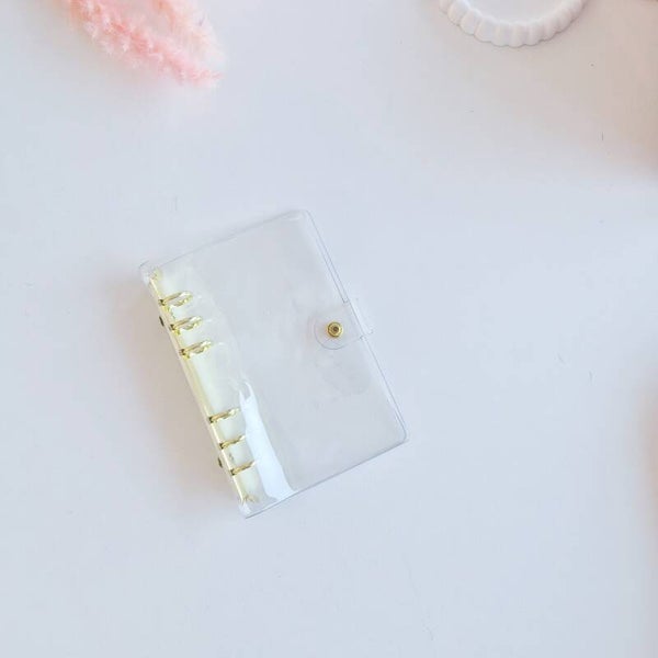 Budget binder - transparant- goud