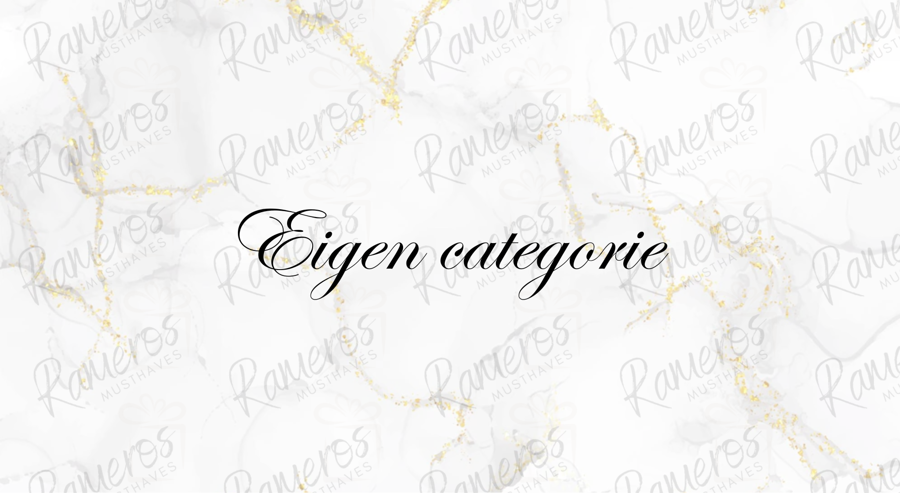 "Gold Marble" dashboard met eigen categorie