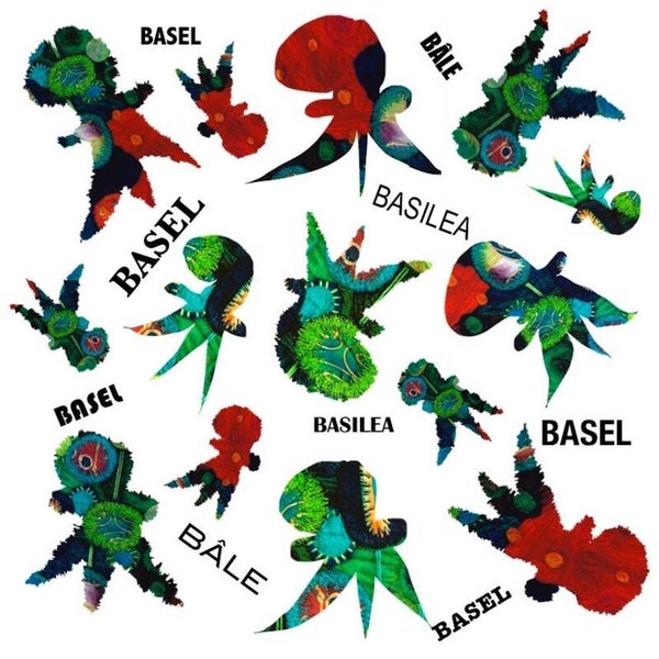 Brillentuch klein Baslerstab verteilt
