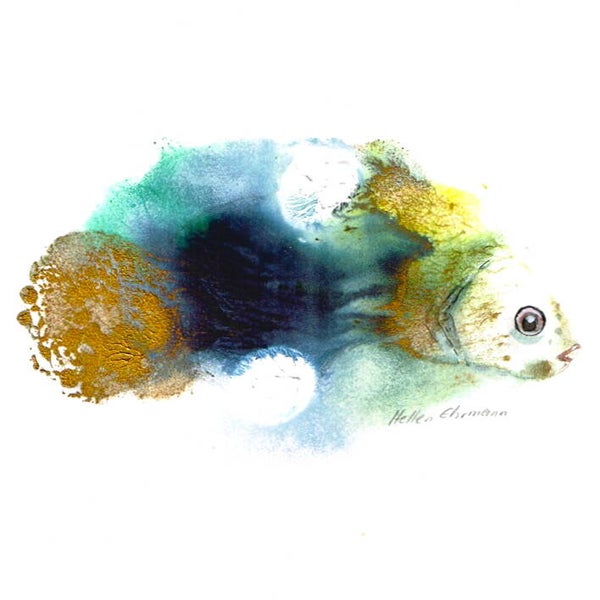 Brillentuch klein single Fisch