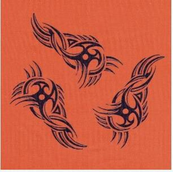 Brillentuch klein Tattoo / Swift orange