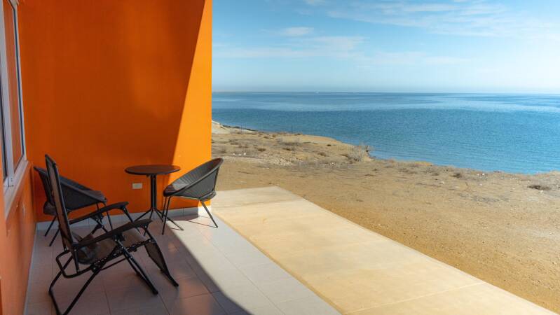 desde el balco de las habitaciones 