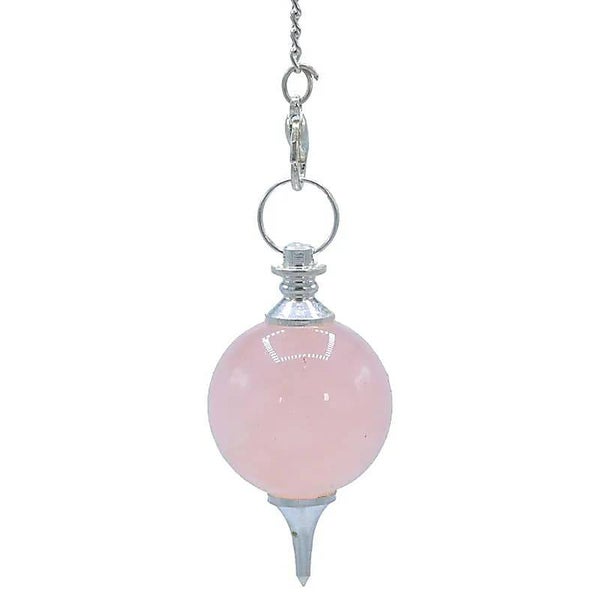 Pendule Quartz rose 7 Chakra