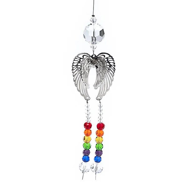 Ailes d'ange avec décoration de cristaux