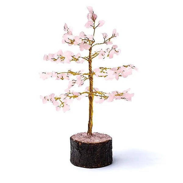 Arbre pierres de Quartz rose