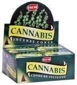 Encens HEM Cônes Cannabis