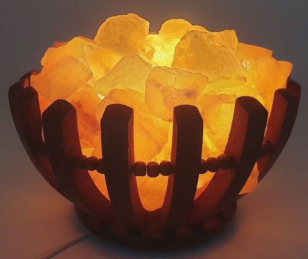 Lampe de Sel Himalaya Panier
