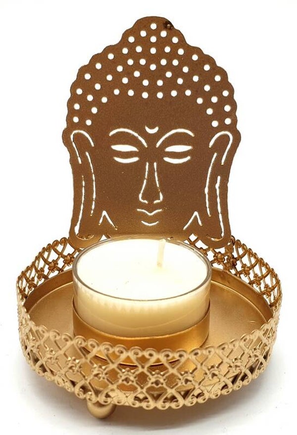 Bougeoir  Métal Bouddha