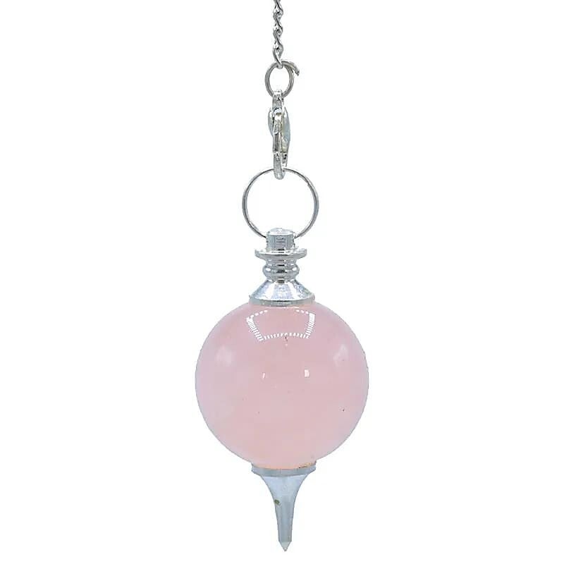 Pendule Quartz rose 7 Chakra