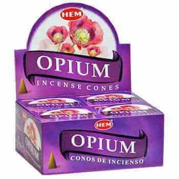Encens HEM Cônes Opium
