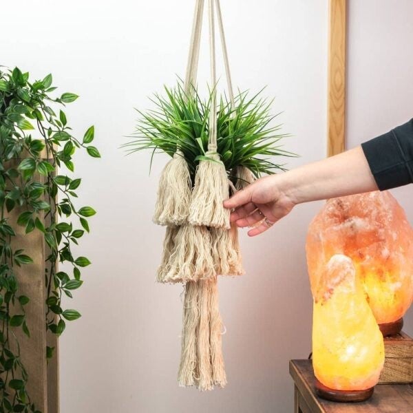 Macramé Porte-Plante Fabriqué à la Main –  (90 cm)