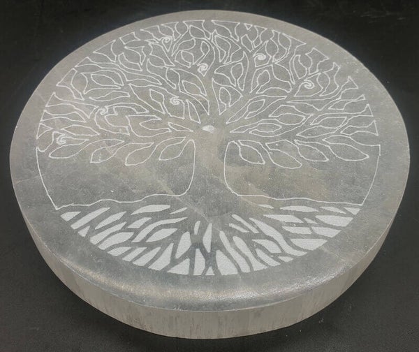 Porte-Encens Sélénite Arbre de Vie