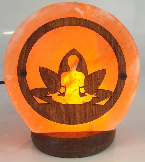 Mini Lampe de Sel USB Yoga
