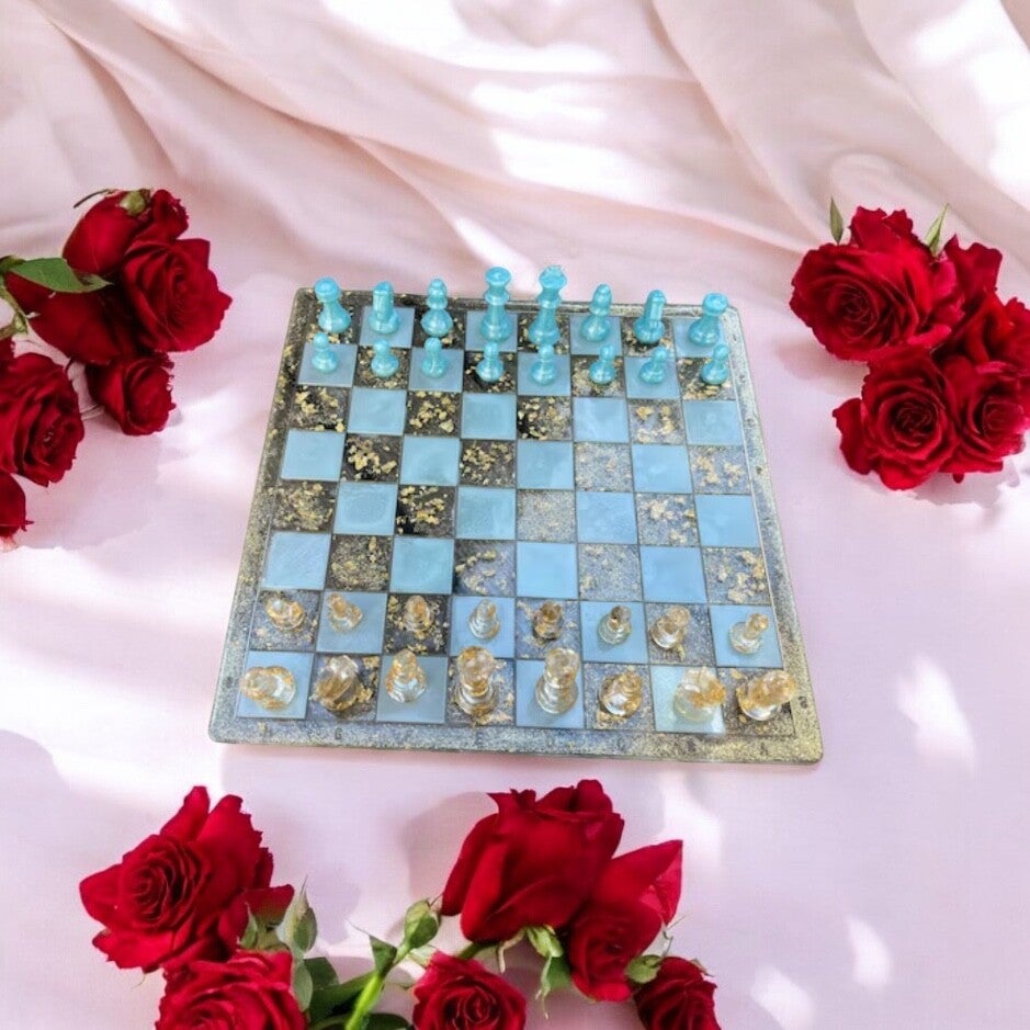 Schachbrett groß inkl. 32 Spielfiguren