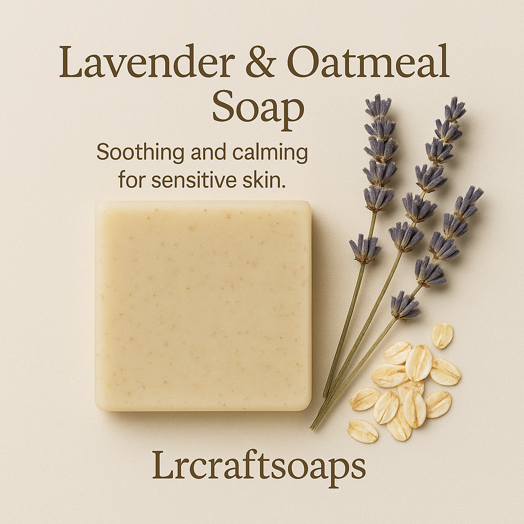 Lavender y Oatmeal soap