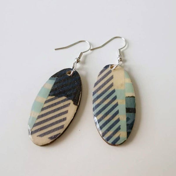 oorbellen jeansblauw