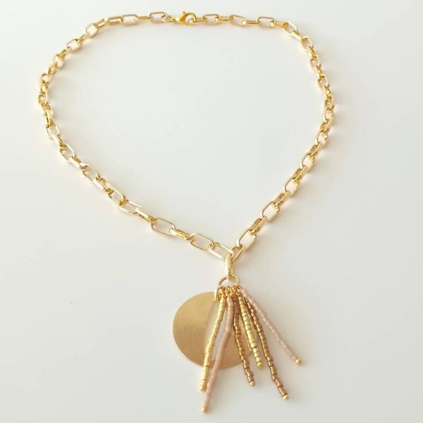 ketting met schakels en hanger