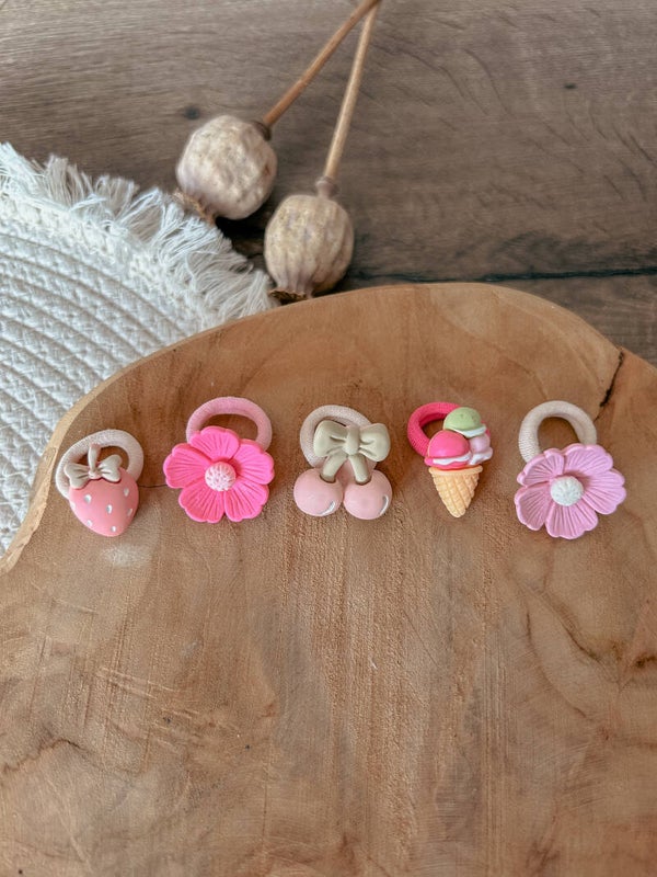 Haarelastiekjes set Lux