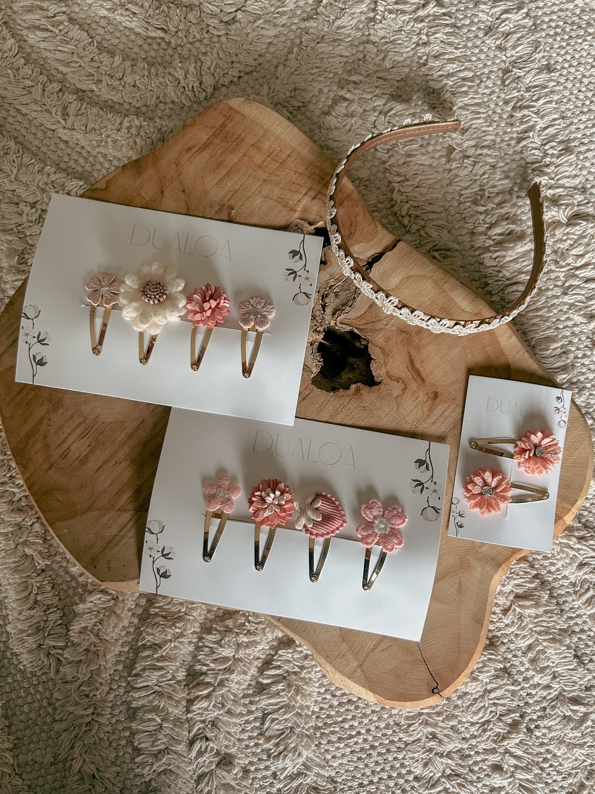 Cadeauset 2 jaar en ouder – Haaraccessoires Roze