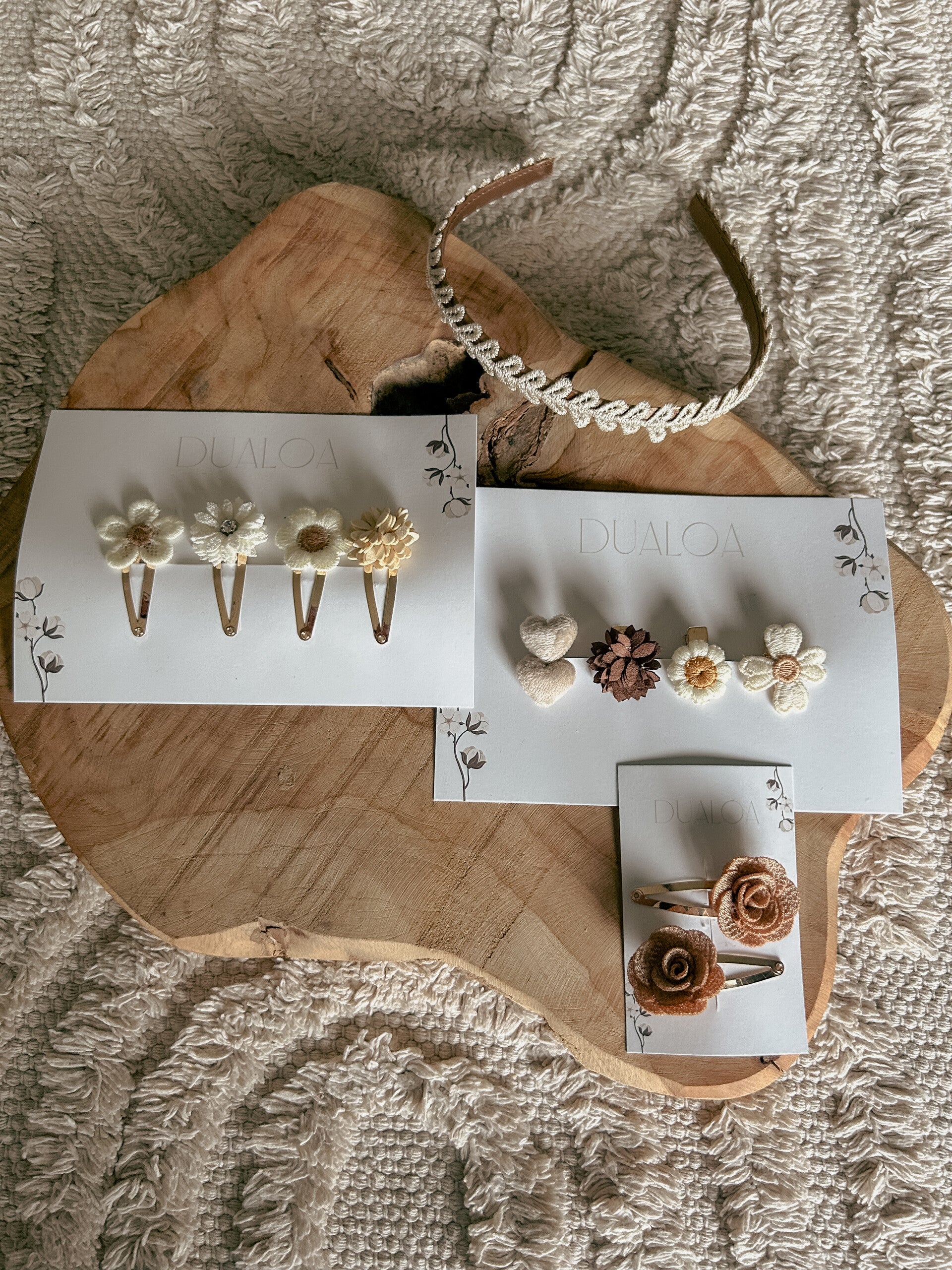 Cadeauset 2e verjaardag – Haaraccessoires neutraal