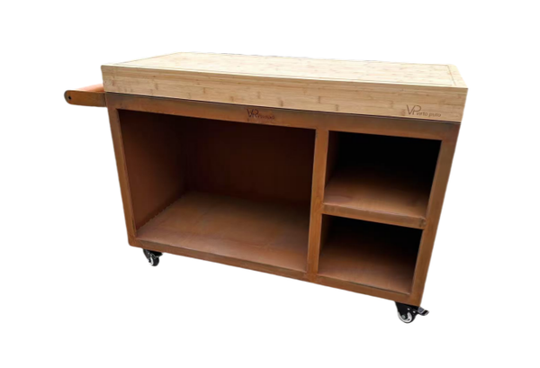 Outdoor kitchen (mise en place) - Cortenstaal