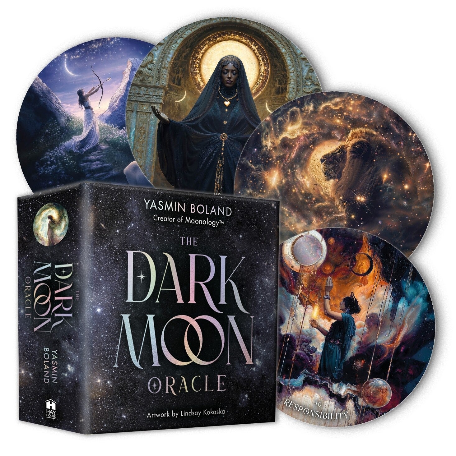 Moonology - Dark Moon Oracle Cards