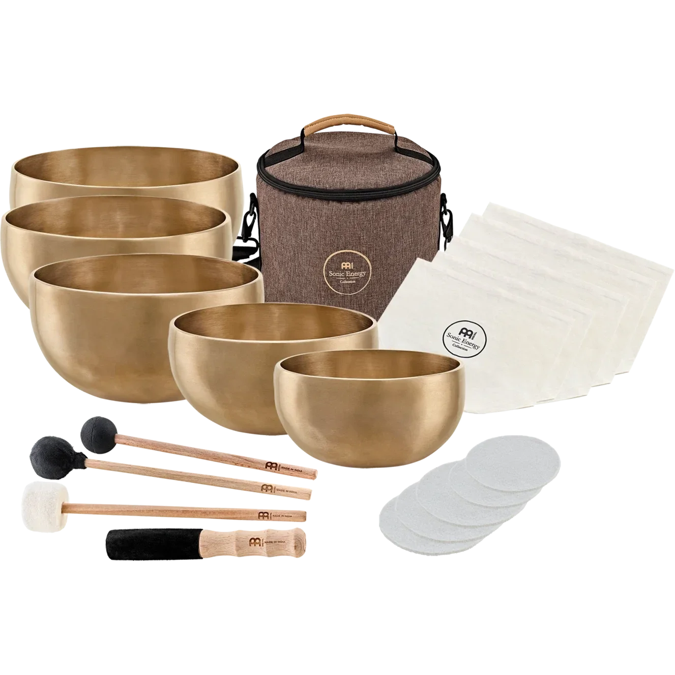 Meinl Sonic Energy - 5-piece Yoga Nidra Singing Bowl Set