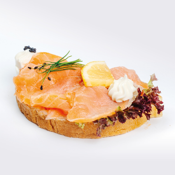 Lachsbrötchen