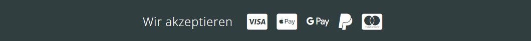 Akzepterte Zahlungsmethoden