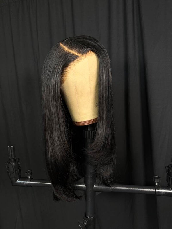 Virgin wig 6x6 side part wig 16” size S