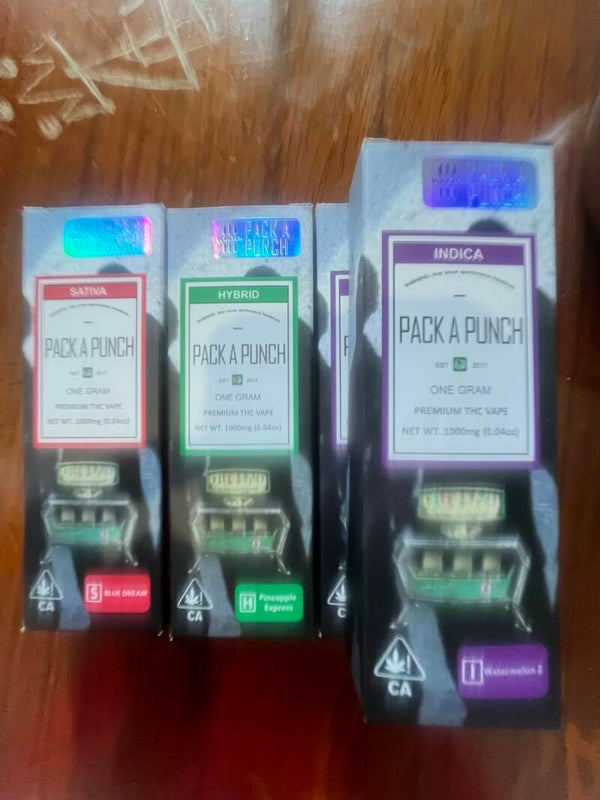 Pack a punch 1000mg thc vape