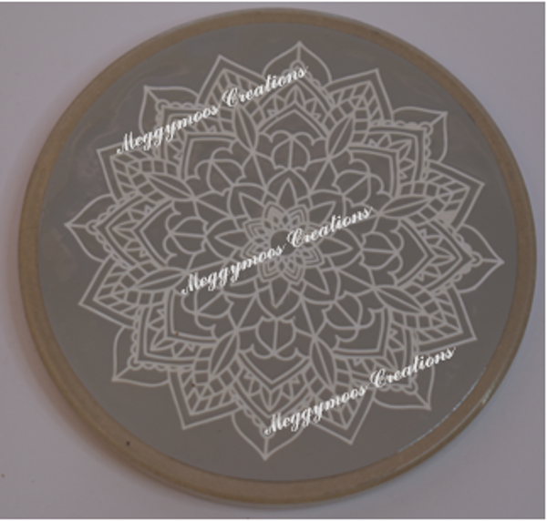 Mandala Floral (Yellow)