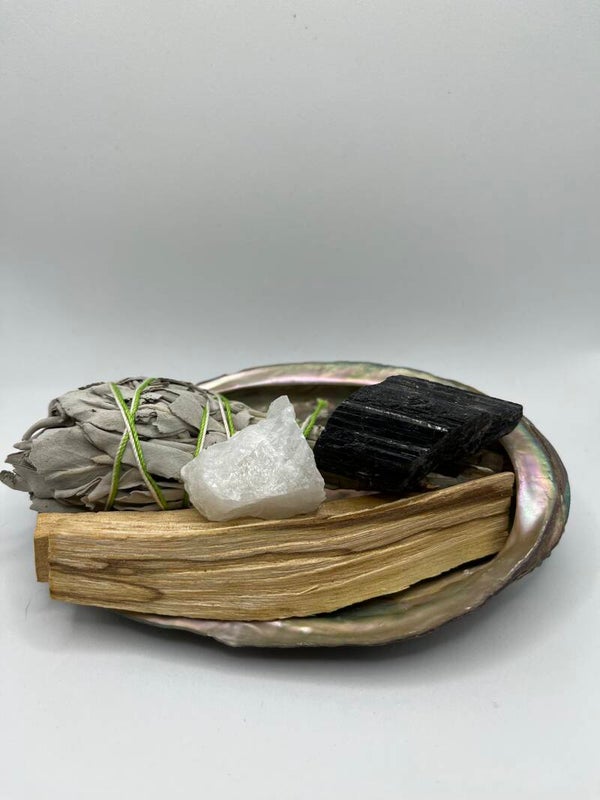 Abalone Smudge kit