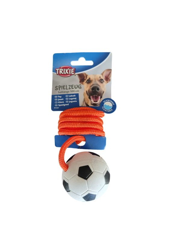 Trixie Voetbal Aan Touw Schuimrubber