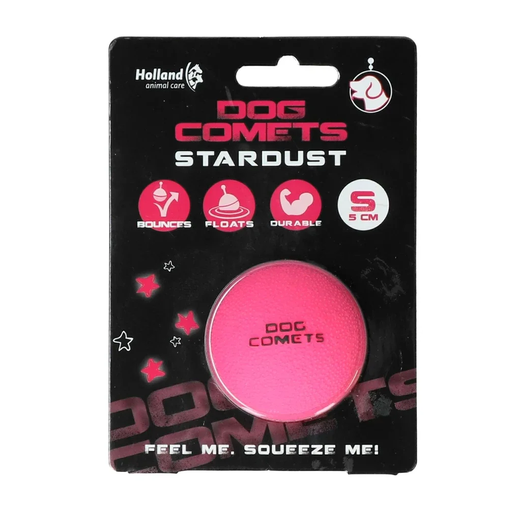 Dog Comets Stardust Roze