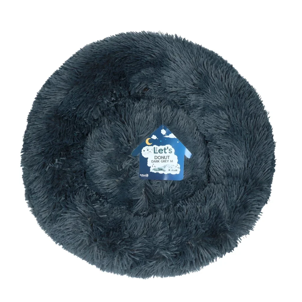 Let's Sleep Donut Donkergrijs