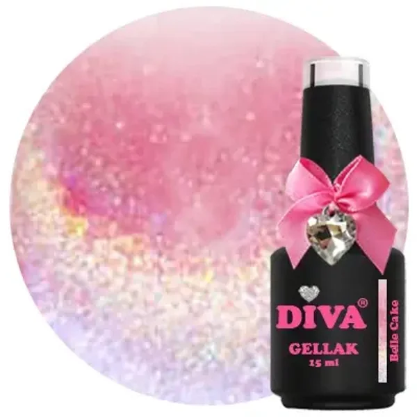 DIVA Gellak Cat Eye Holo Rainbow Belle Cake 15 ml