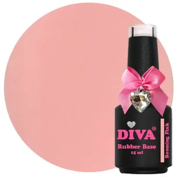 DIVA Rubber Basecoat Booming Pink 15 ml
