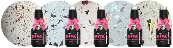 Diva Topcoat Flaking Collection No WIpe - 15 ml