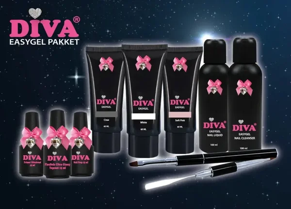 Diva EasyGel pakket incl lamp